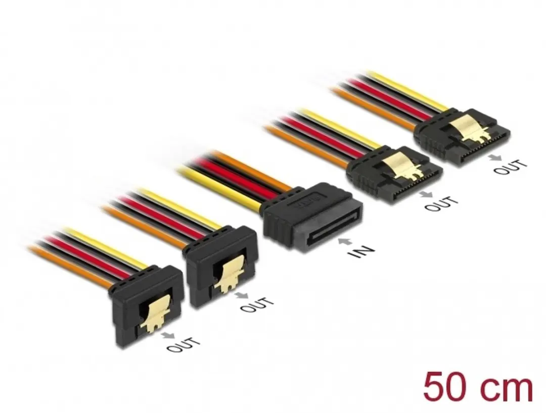 Delock SATA 15-pins Powerkabel 50cm