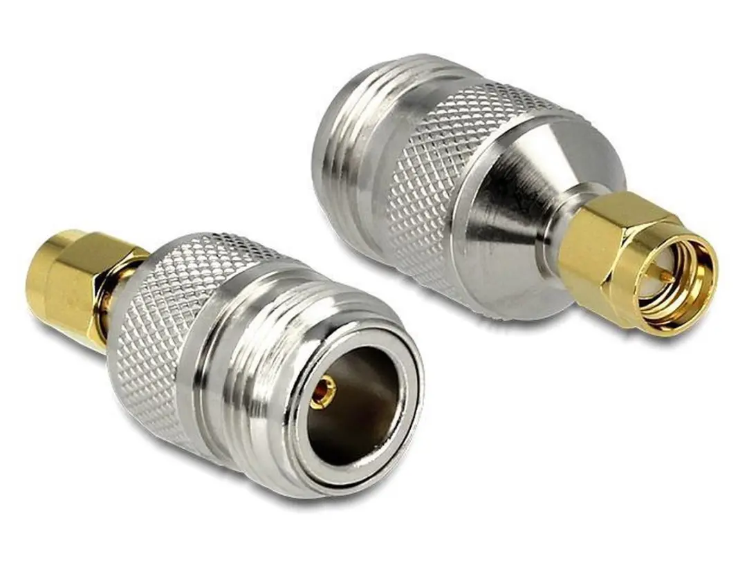 Delock SMA Adapter 50 Ohm - Grijs