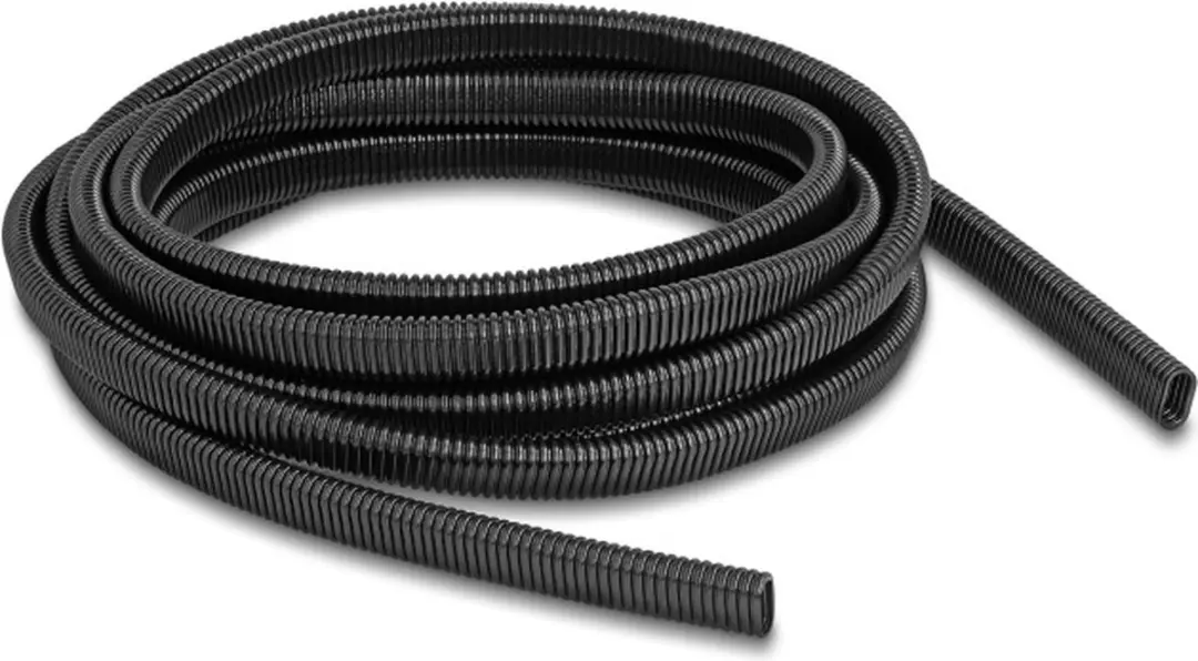 Delock Kabelgoot Oval 13.6x6.3mm - 5m - Zwart