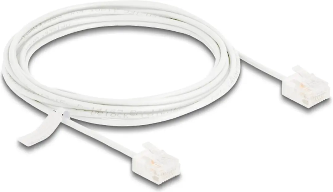 Delock RJ45 Cat.6 UTP Netwerkkabel 3m - Wit