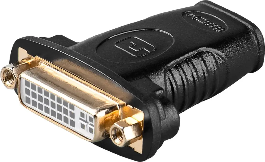 Goobay HDMI naar DVI-I Dual Link Adapter - Zwart