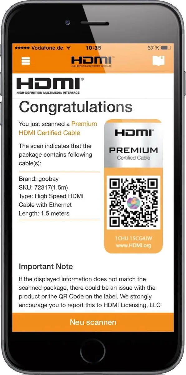 Goobay HDMI 2.0 Kabel 3m - 10 Stuks - Zwart