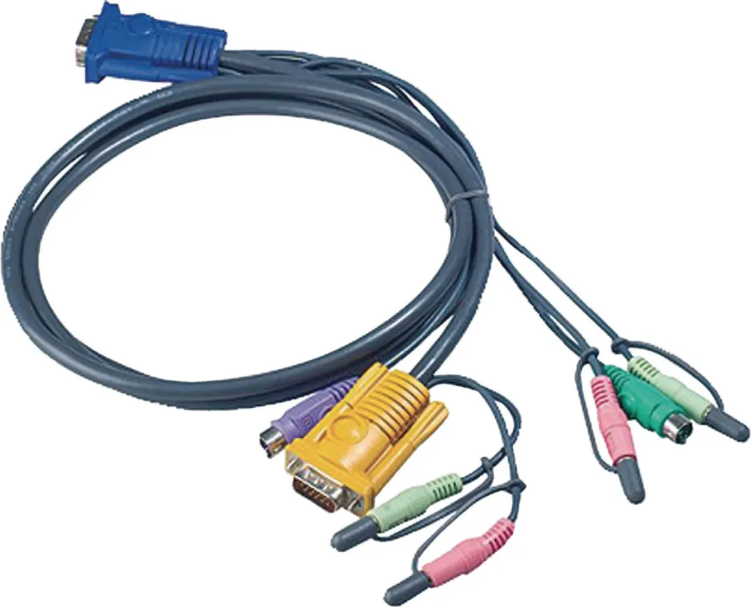 Aten 2L-5303P KVM Kabel VGA/PS/2/Audio