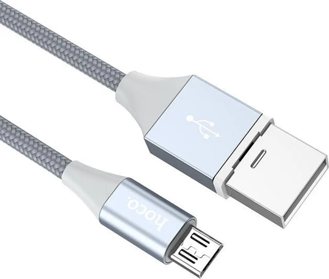 Hoco Micro USB Magnetische Kabel 100cm - Grijs