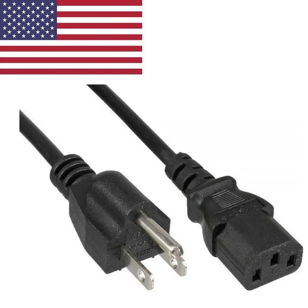 InLine USA Stroomkabel C13 - 1,8m - Zwart