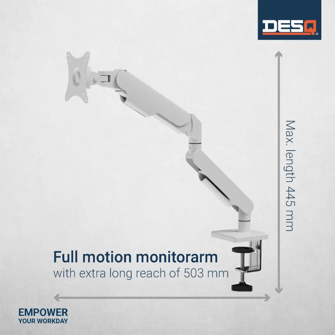 Desq Monitor Arm 1719.01 - 17-32 Inch - Wit