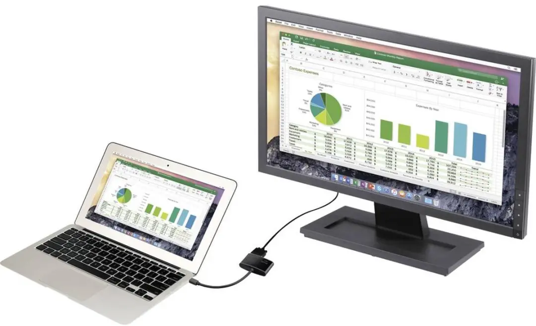 Renkforce RF-4210674 DisplayPort/HDMI/VGA Adapter - Zwart