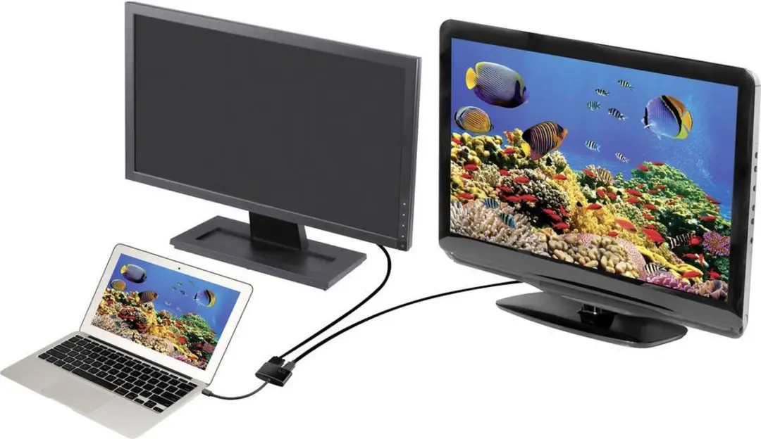 Renkforce RF-4210674 DisplayPort/HDMI/VGA Adapter - Zwart