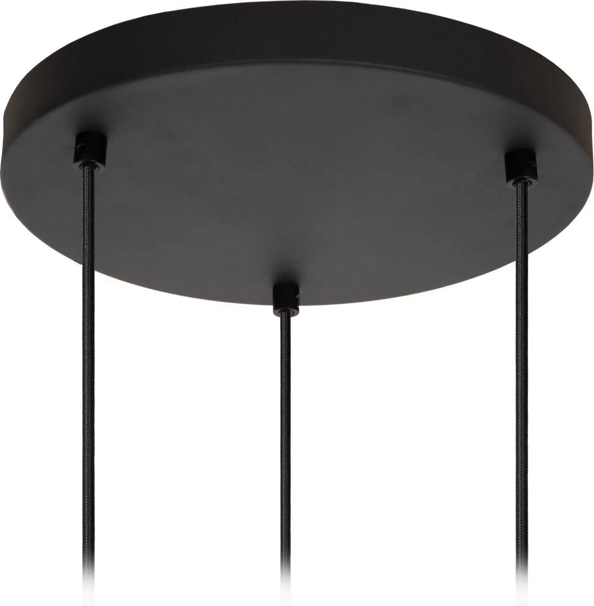 Lucide Eloise Hanglamp Ø40cm - 3xE27 - Zwart