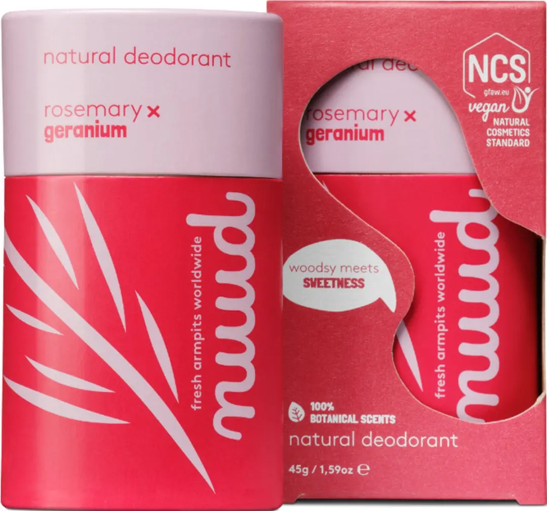 nuud Rozemarijn x Geranium Deodorant Stick 45g
