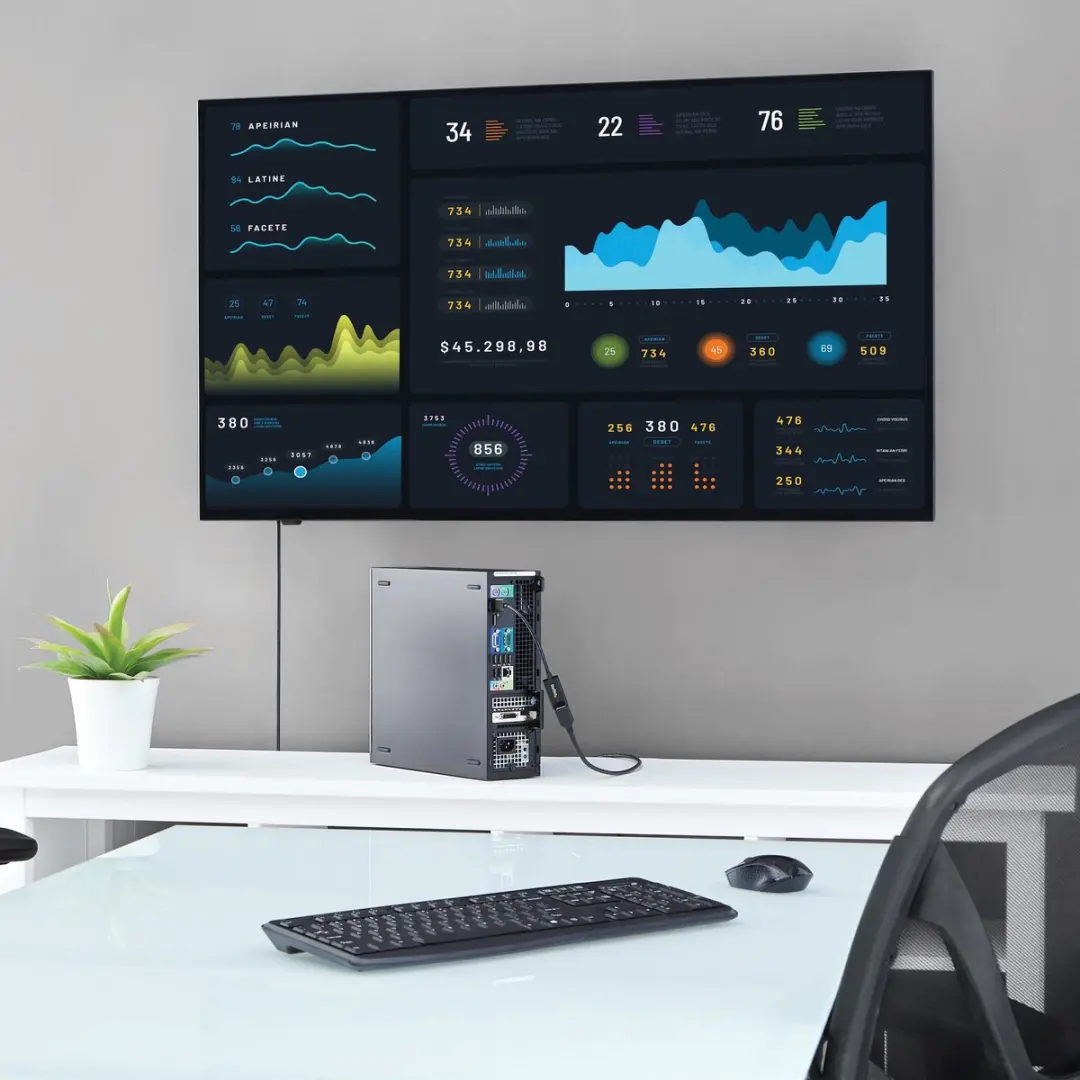 Startech DisplayPort naar HDMI 1.4 Adapter DP2HD4KS - 4K 30Hz