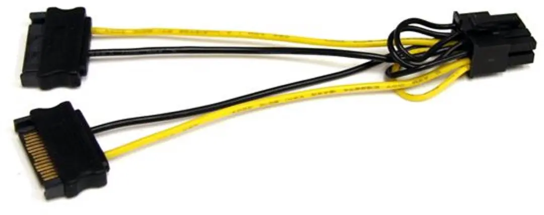 Startech SATPCIEX8ADP Voedingskabel