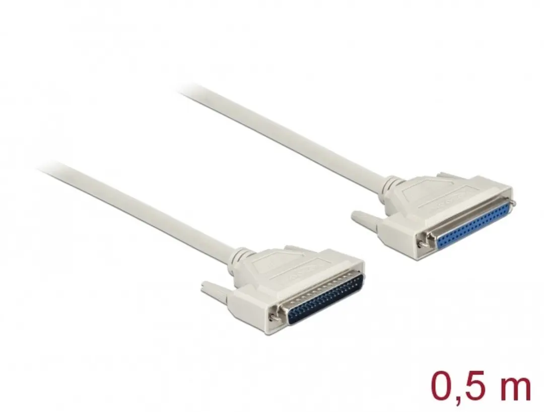 Delock D-Sub 37 Male naar Female Kabel 0.5m