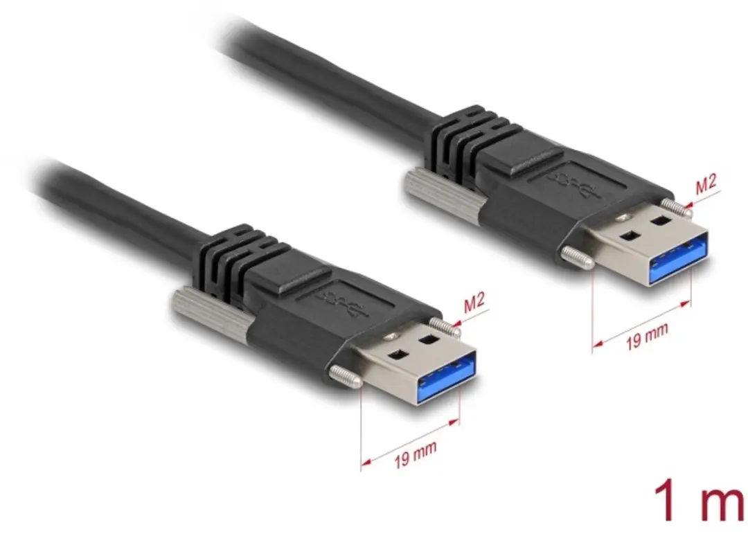 Delock USB 5Gbps Type-A M/M 1m