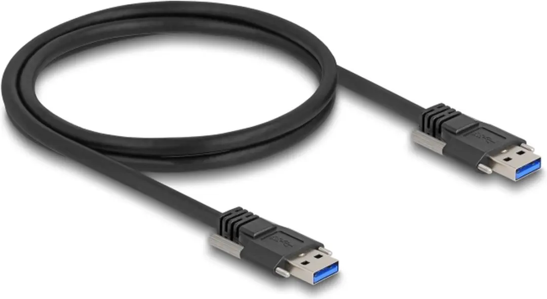Delock USB 5Gbps Type-A M/M 1m - Zwart