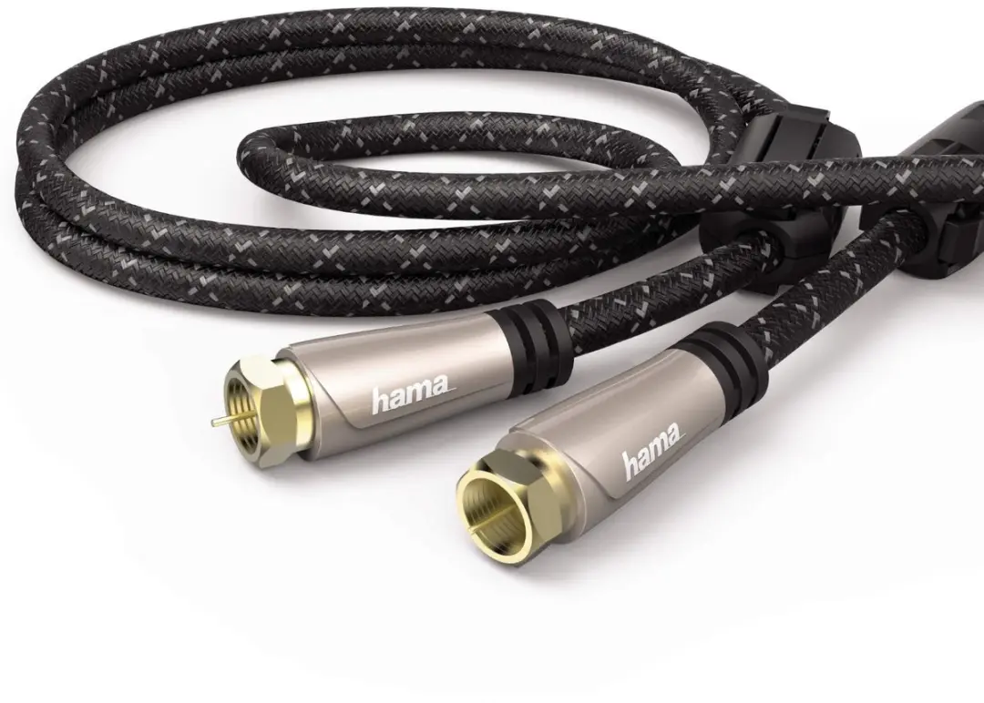 Hama 179216 Satellietkabel 3m - 120dB - 8K/4K - F-connector - Zwart