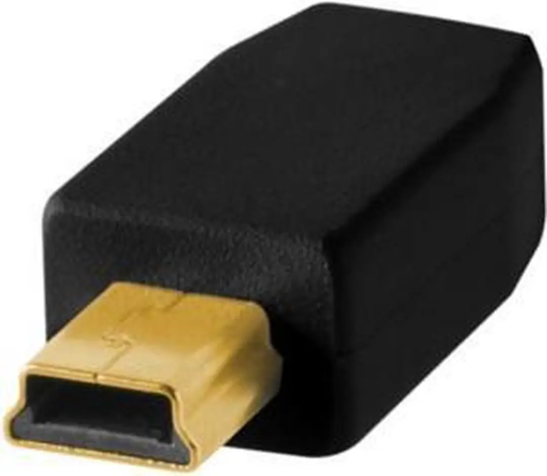 Tether Tools TetherPro USB 2.0 Male to Mini-B 4.6m - Zwart