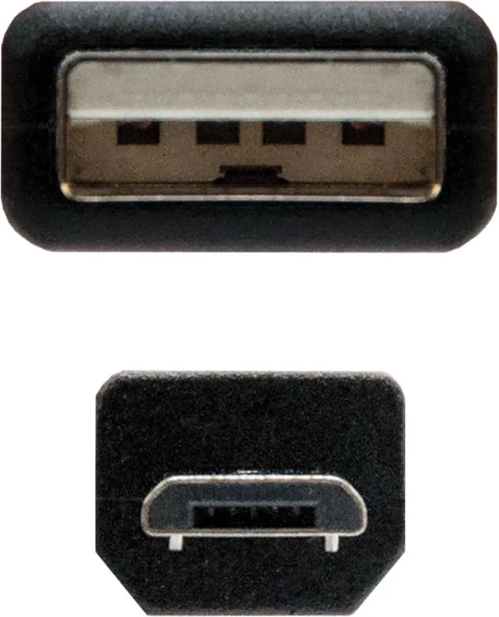 Ewent EC1018 USB 2.0 Kabel - Zwart