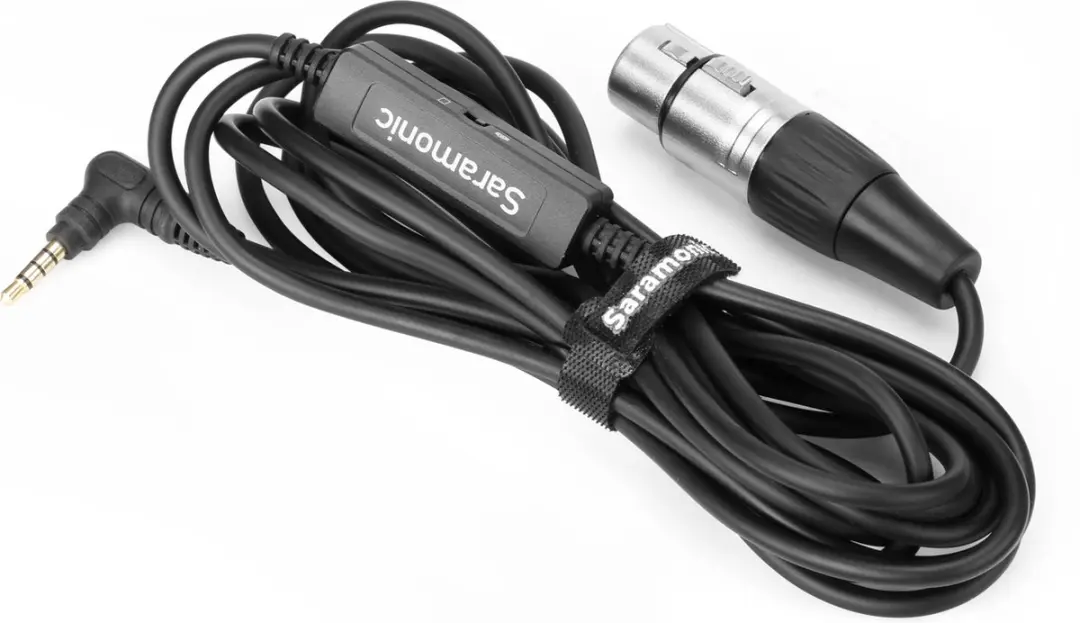 Saramonic SR-XLR35 XLR naar 3.5mm TRRS Adapterkabel - Zwart