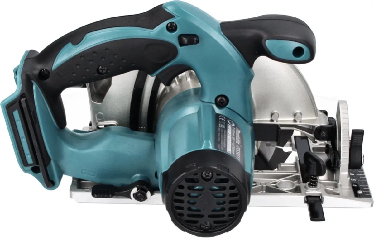 Makita DSS 611 RG1 Accu-handcirkelzaag 18V - 165mm - 6,0Ah - Zwart
