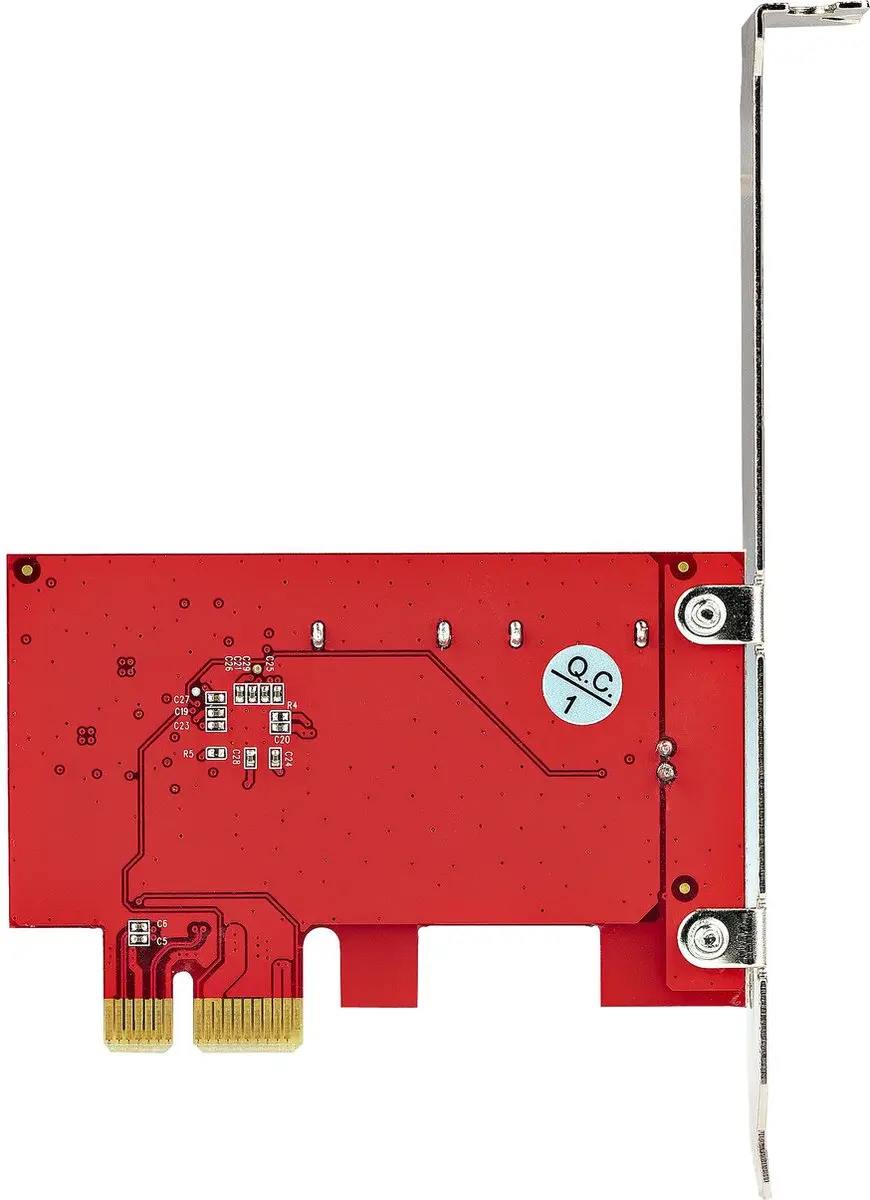 Startech 2P6G-PCIE-SATA-CARD PCIe SATA-kaart - Rood