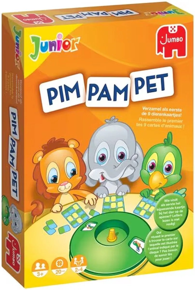Jumbo Pim Pam Pet Junior Dierenkaarten