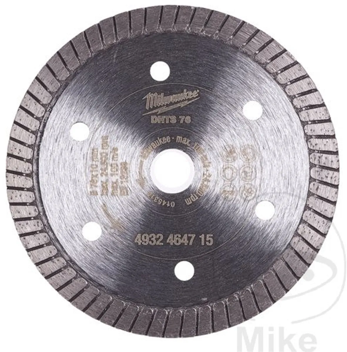 Milwaukee Diamantdoorslijpschijf DHTS 76mm - 1 Stuk