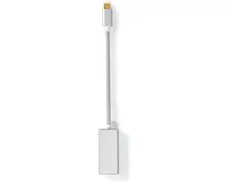 Nedis USB-C Adapter CCTB64550AL02 - USB 3.2 Gen 1 - Mini DisplayPort - 20cm - Verguld - Zilver