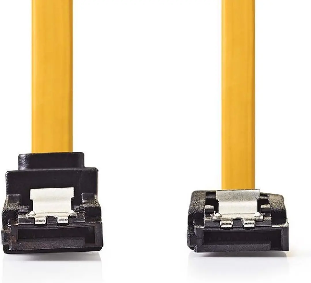 Nedis SATA Kabel CCGB73250YE10 - 6 Gbps - 1m - Geel
