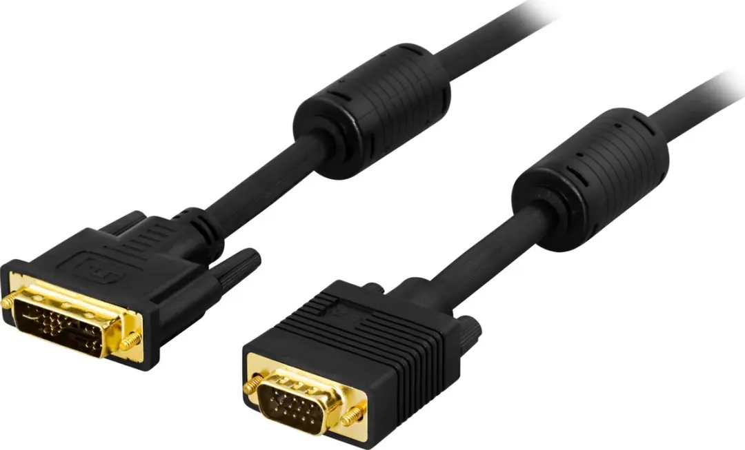 Deltaco VE013-A DVI-A VGA Kabel 2m