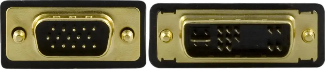 Deltaco VE013-A DVI-A VGA Kabel 2m - Zwart