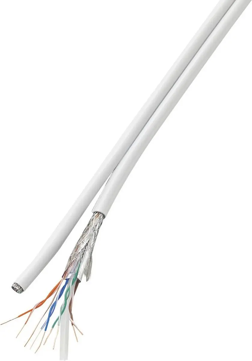 Tru Components Duplex Netwerkkabel CAT 6 SF/UTP 100m - Wit