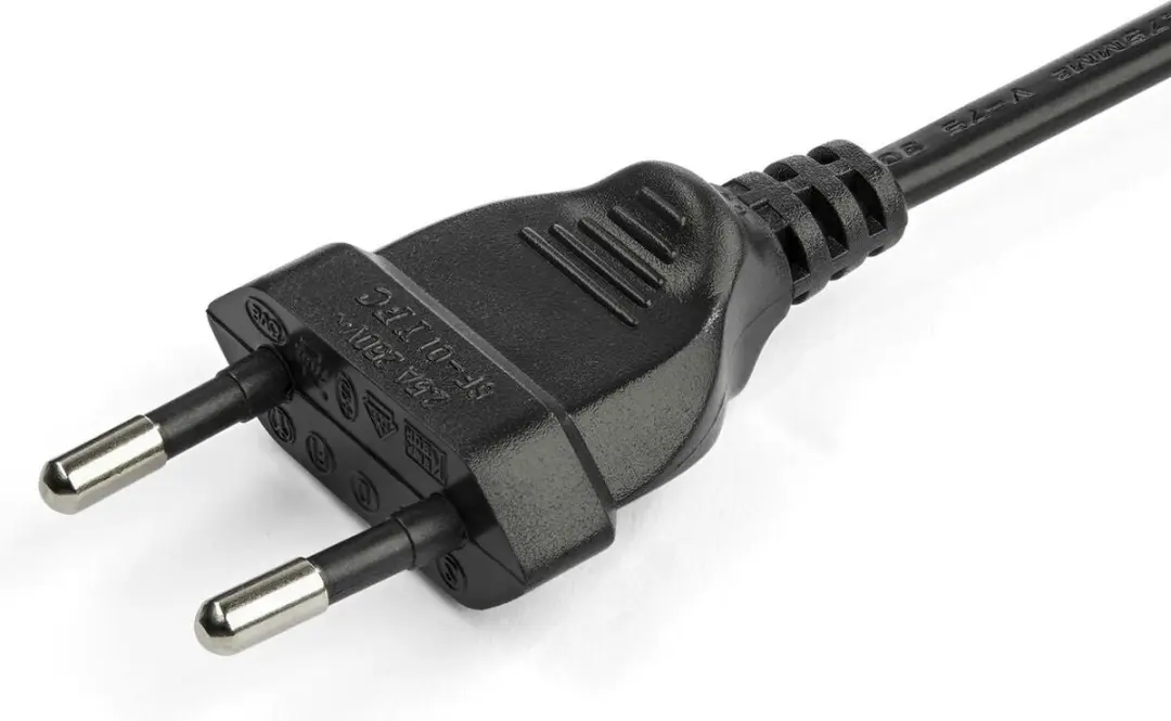 Startech 752E-3M-POWER-LEAD Laptopstroomkabel - 3m - EU naar C7 - Zwart - afbeelding 6 van 6