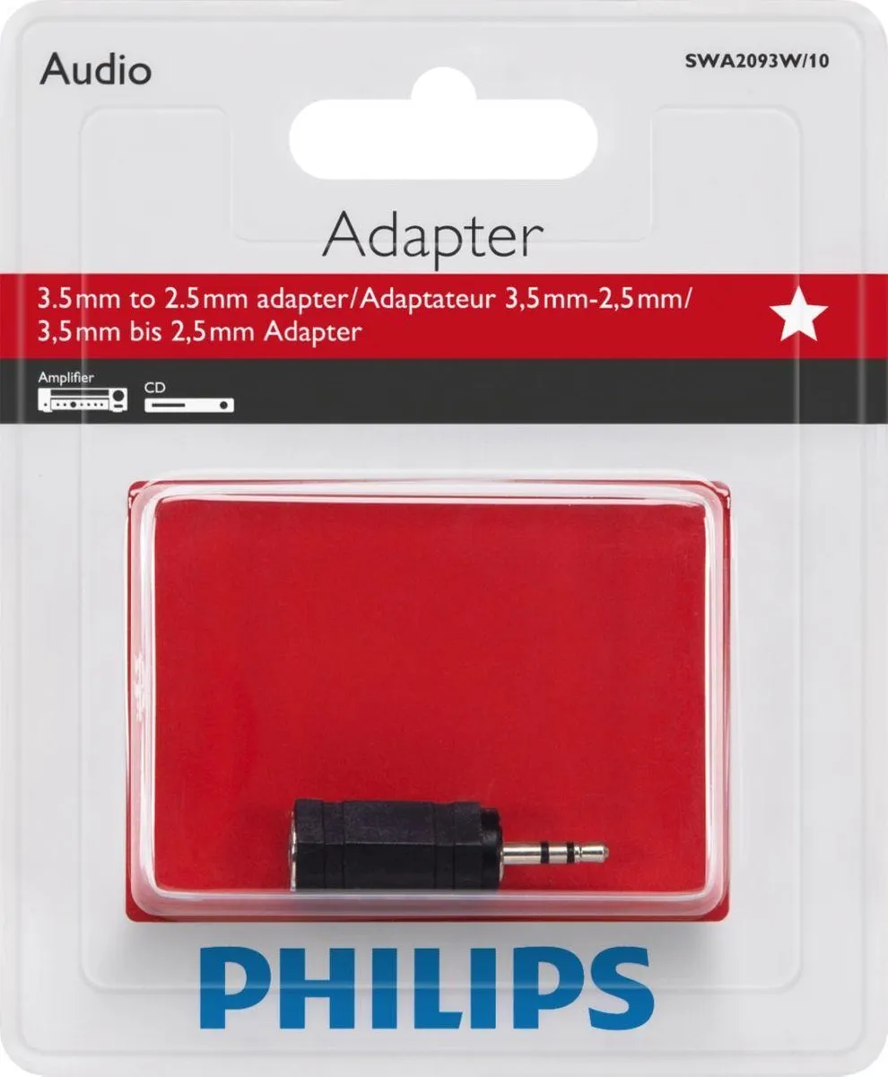 Philips SWA2093W/10 Adapter - Zwart