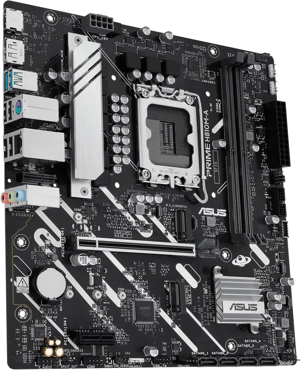 ASUS PRIME H810M-A-CSM Intel H810 LGA 1851 (Socket V1) micro ATX