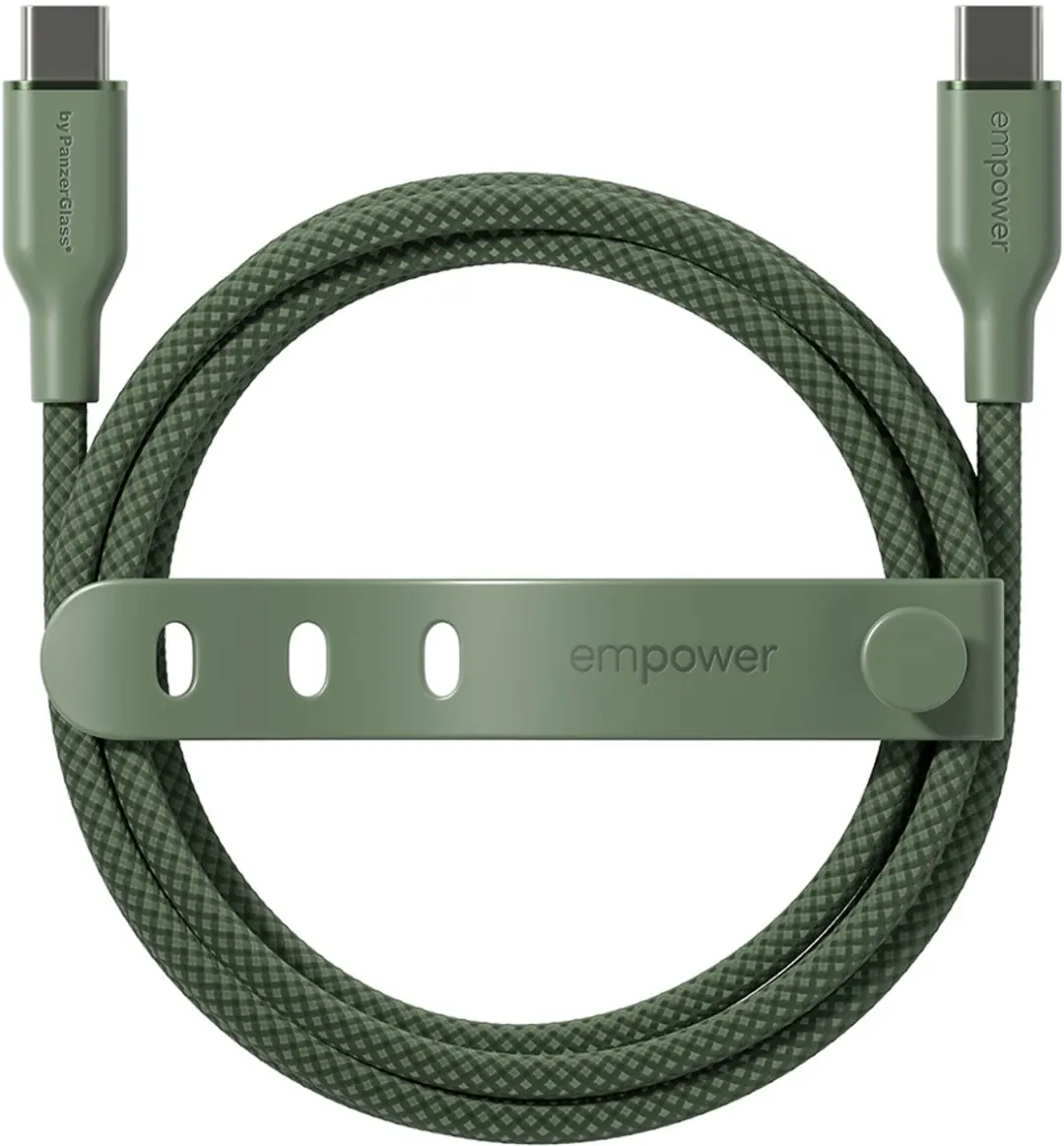 PanzerGlass empower Racing 60W USB-C Kabel - 2M - Groen