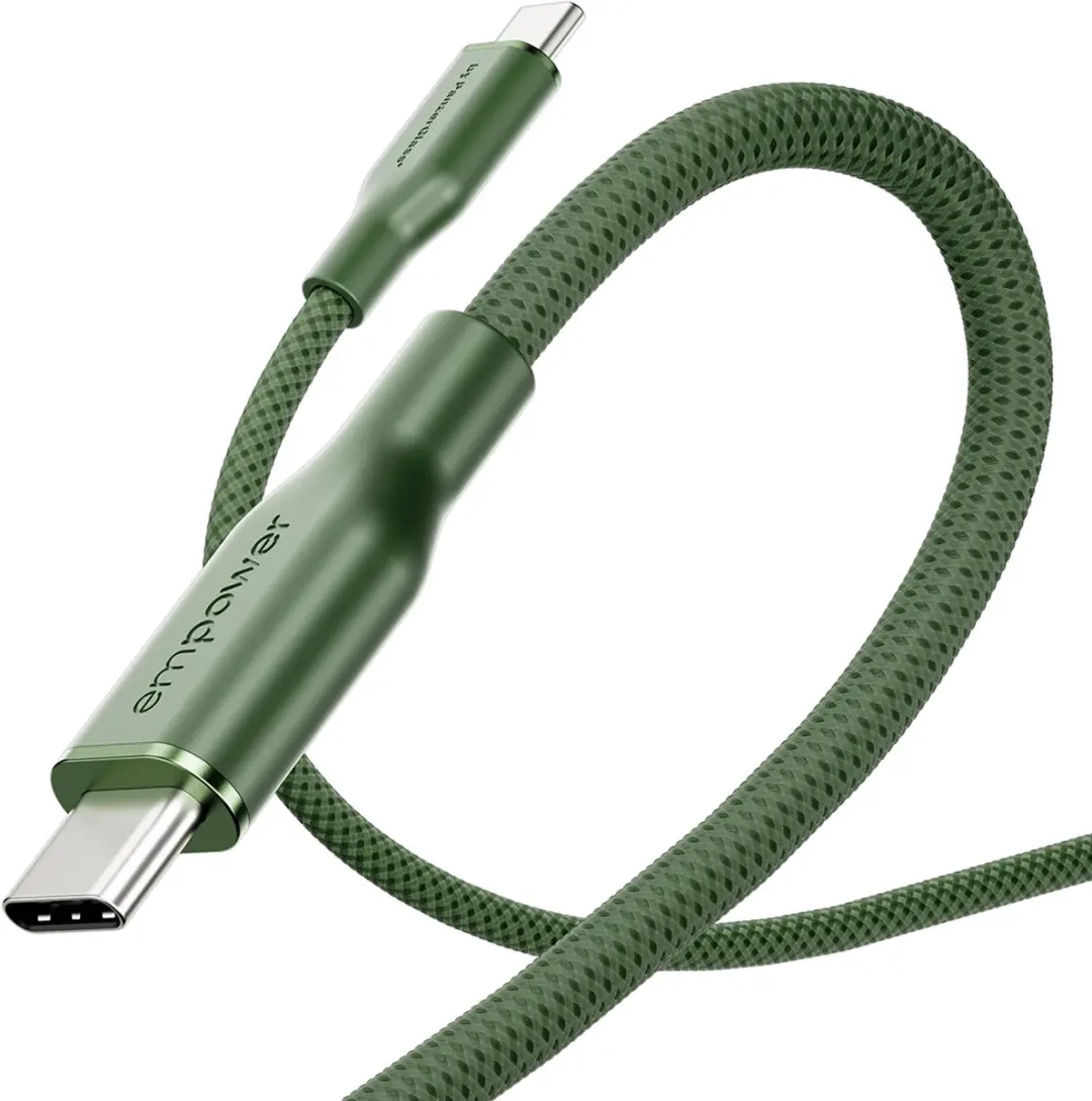 PanzerGlass empower Racing 60W USB-C Kabel - 2M - Groen