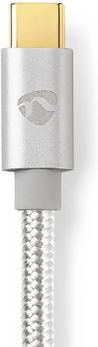 Nedis Lightning Kabel USB-C 8-Pins 1m - Verguld - Zilver