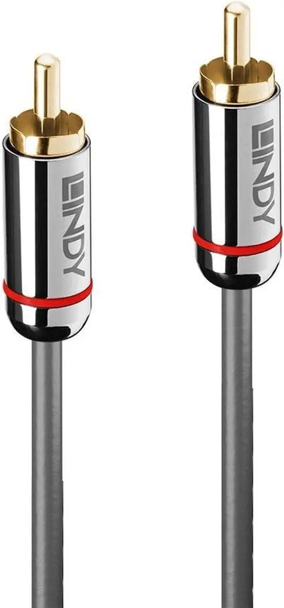 Lindy 35340 Audiokabel RCA - 2m - Antraciet