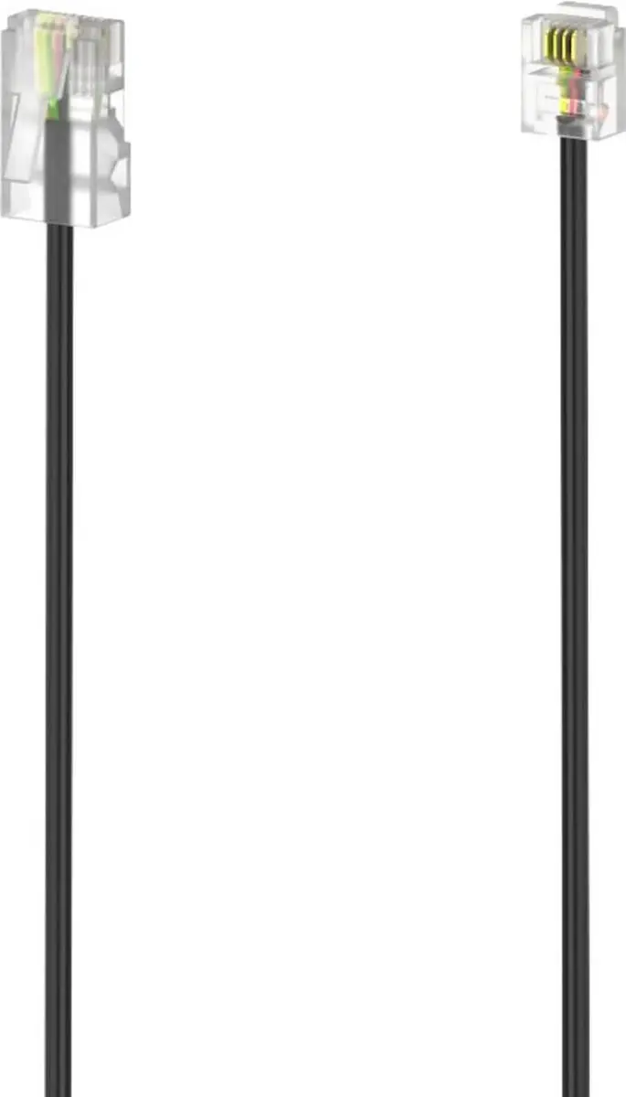 Hama Analoog Telefoonkabel TAE-F - 2x TAE-F - Zwart