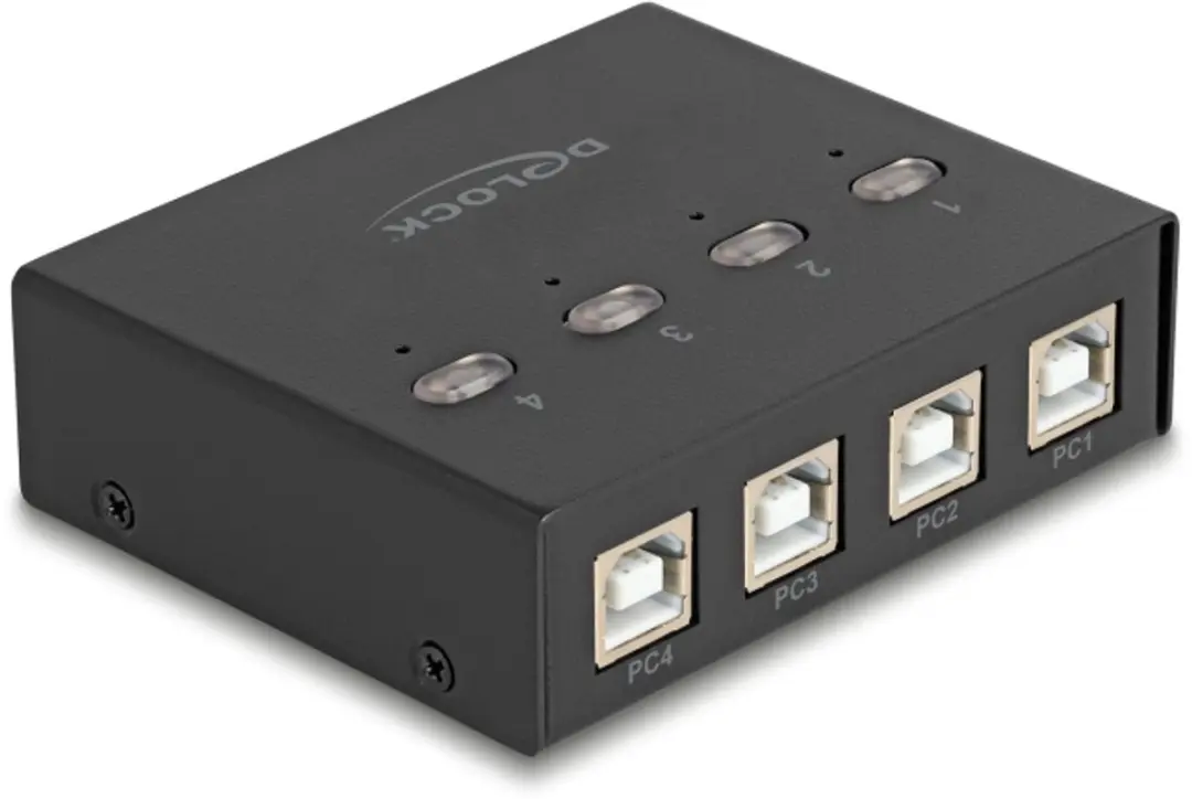 Delock USB 2.0 Switch 4 PC to 4 devices