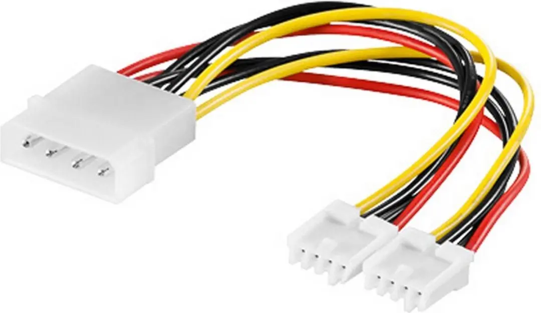 Deltaco DEL-115A Y-kabel 2p 3.5"
