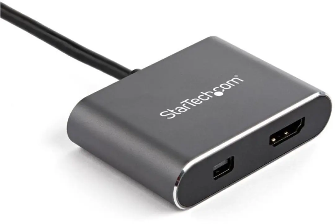 Startech CDP2HDMDP USB-C naar HDMI/MiniDisplayPort Adapter - Metaal