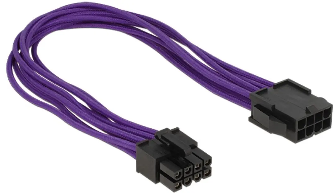 Delock EPS12V 8-pins Verlengkabel 0,30m