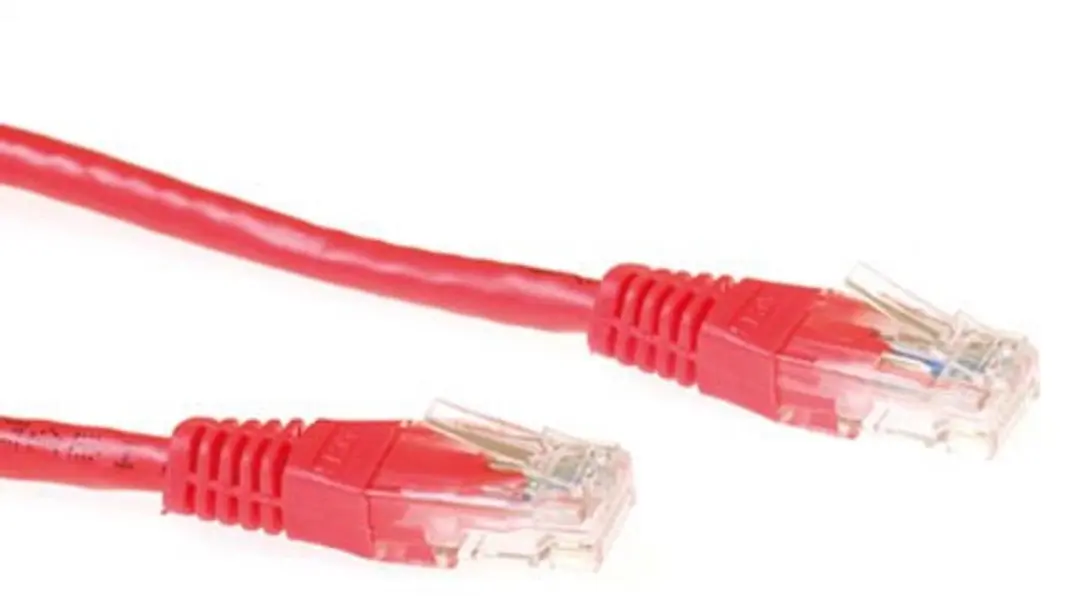 ACT IB3707 Rode U/UTP CAT6A Patchkabel 7m - RJ45