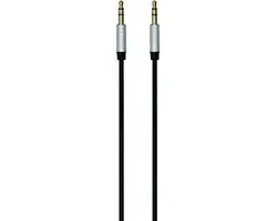 Carpoint AUX naar AUX Stereo Kabel 120cm - Zwart