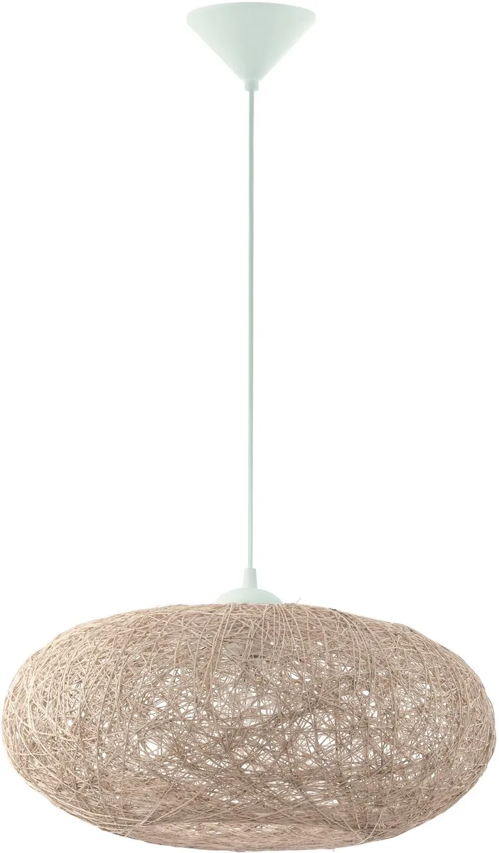 Eglo Campilo Hanglamp E27 - Ø45cm - Beige/Zand