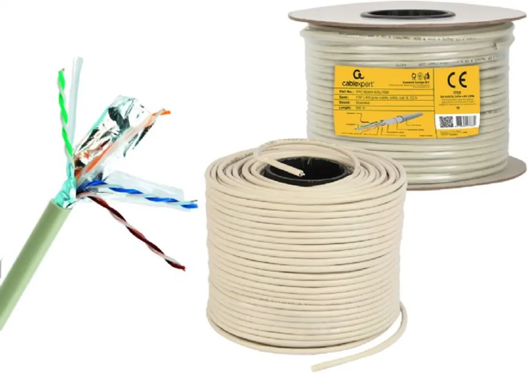 Gembird CAT6 FTP Netwerkkabel 100m - Grijs