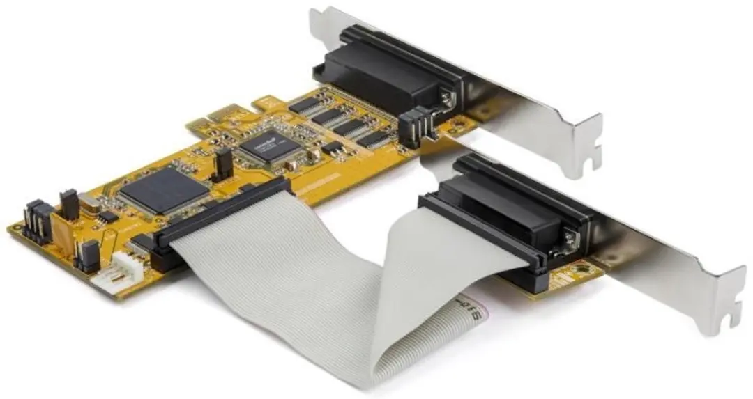 Startech PEX8S1050LP 8-Port PCIe Seriële Kaart - Meerkleurig