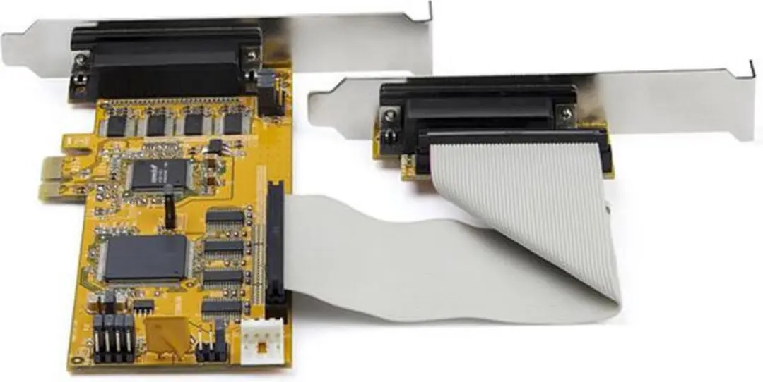 Startech PEX8S1050LP 8-Port PCIe Seriële Kaart - Meerkleurig